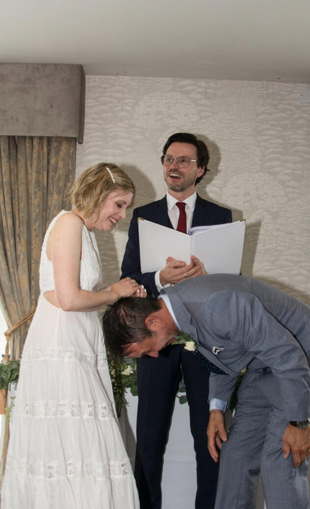 laughter wedding